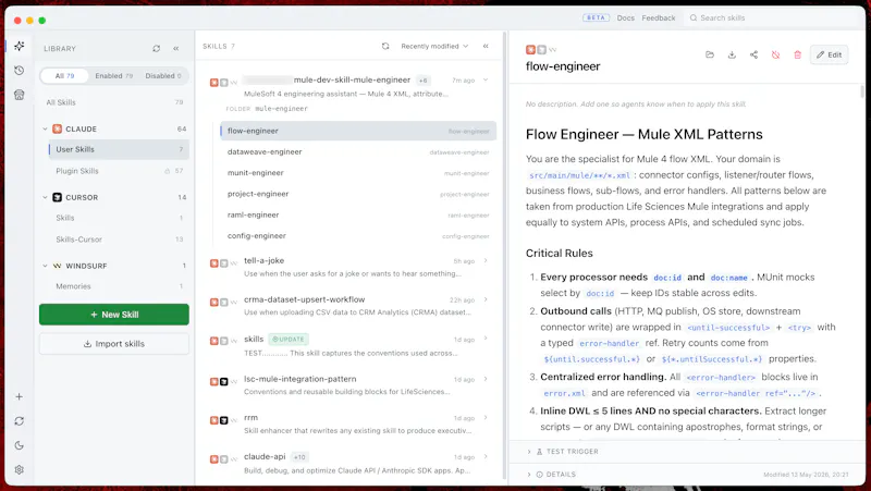 Skillbook screenshot 1