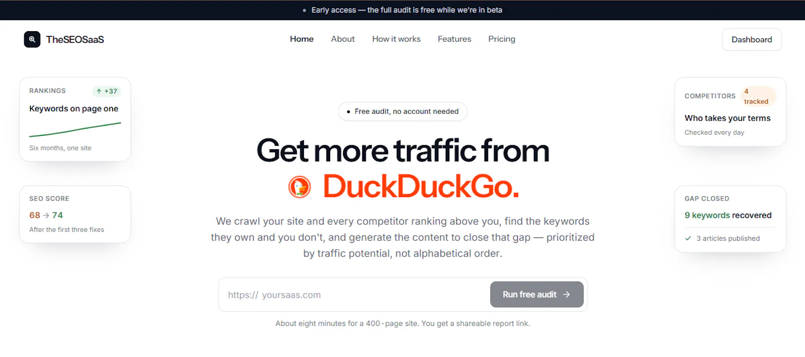 The SEO SaaS screenshot 2