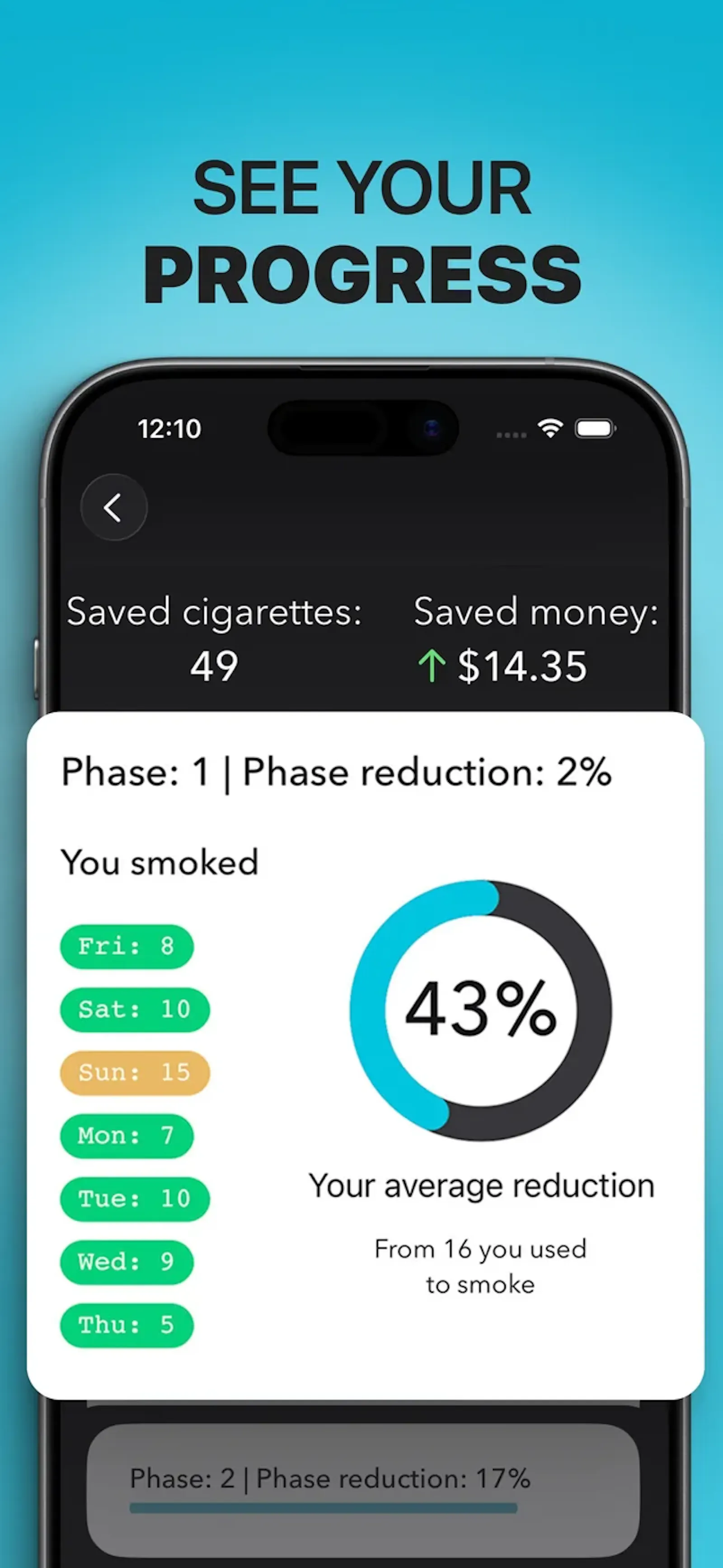 Alive: Quit Smoking Gradually screenshot 2
