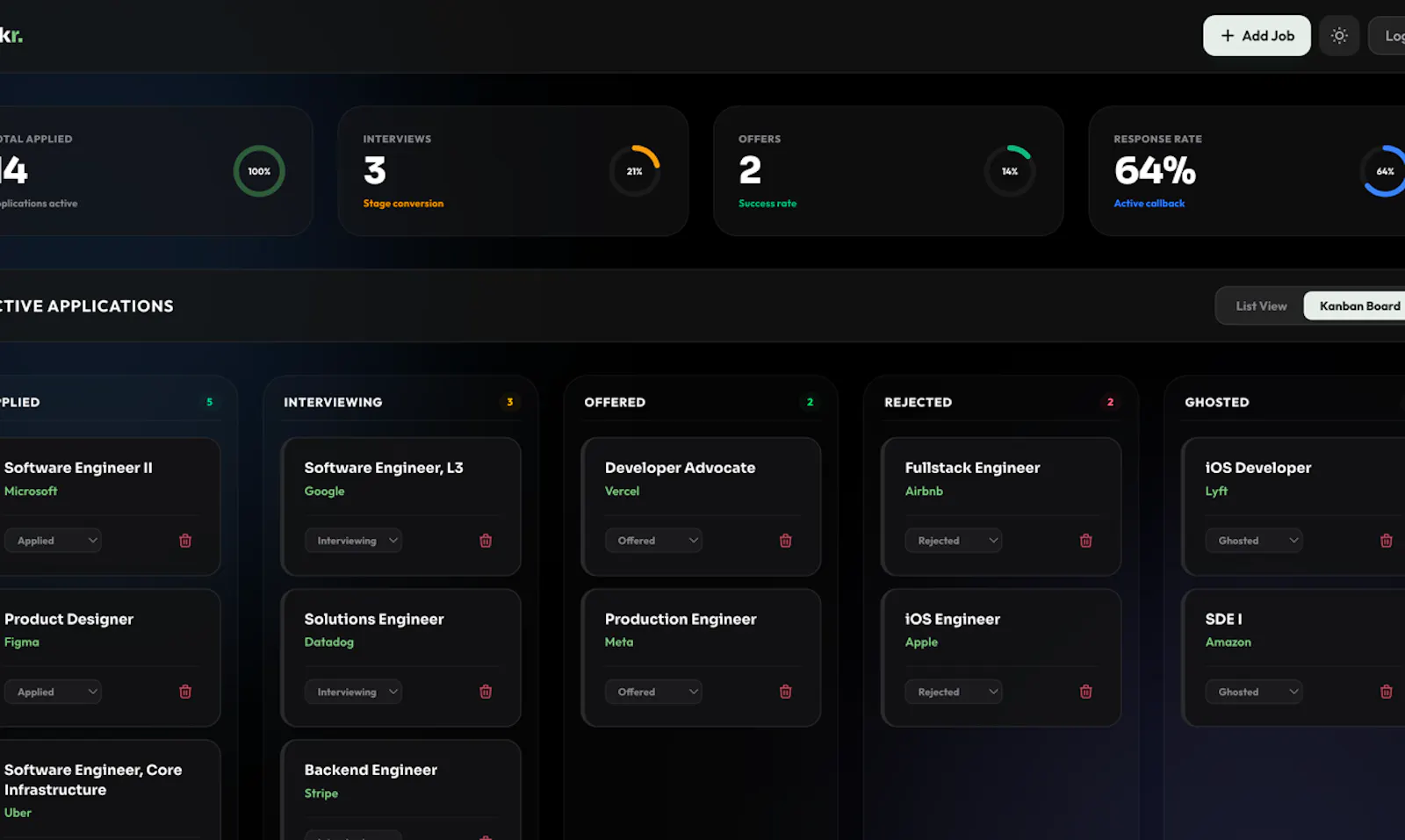 Trackr screenshot 4