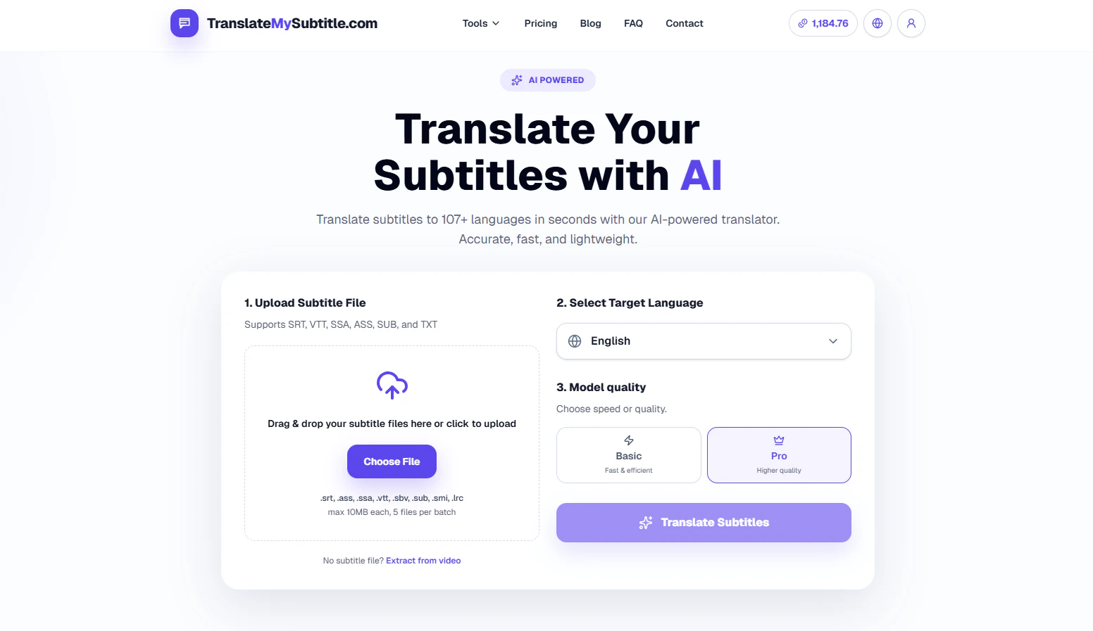 Translate My Subtitle logo