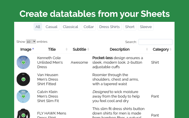 Sheetly gallery image