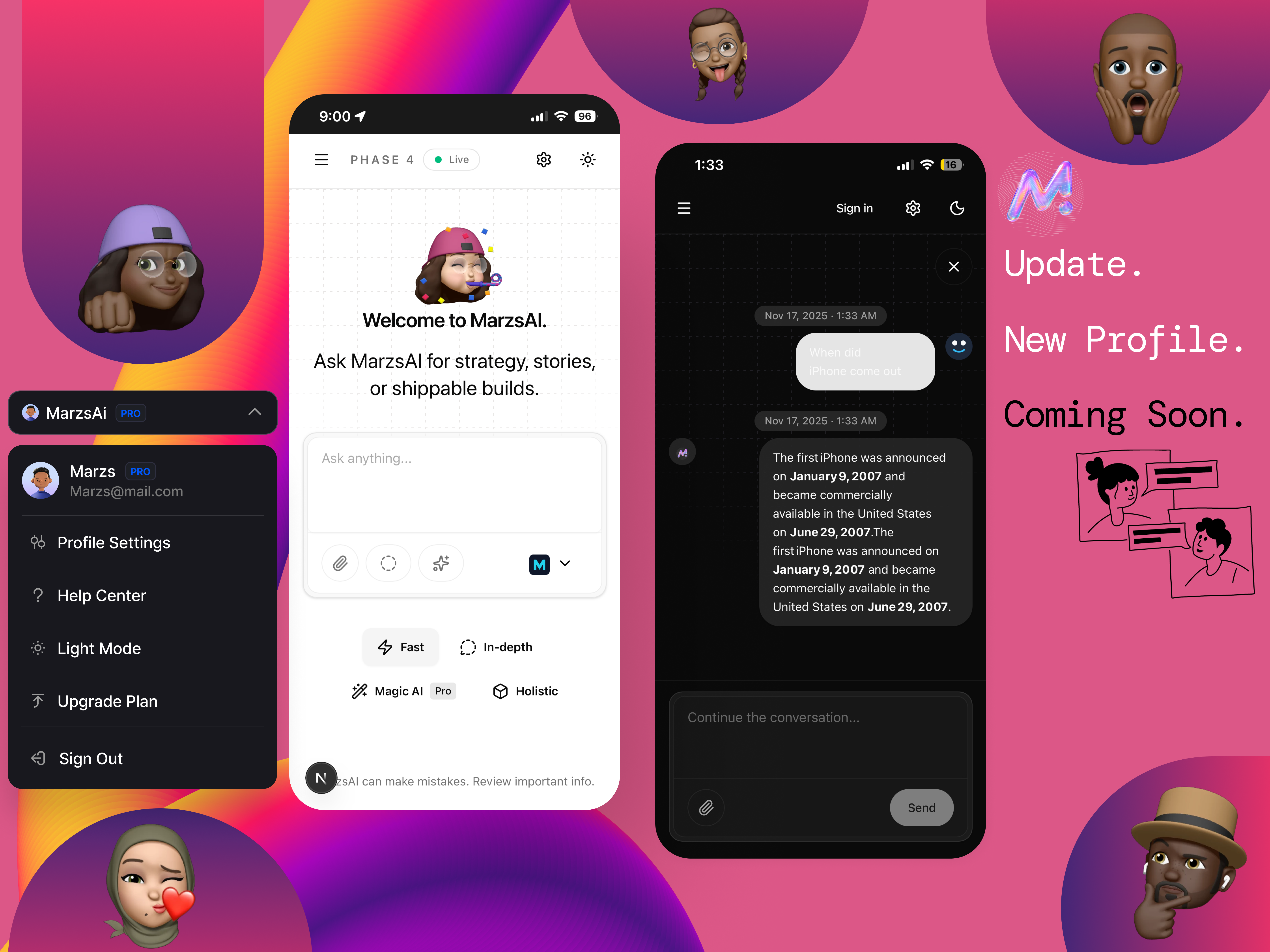 MarzsAi V2 - Screenshot 3 showing product features and functionality