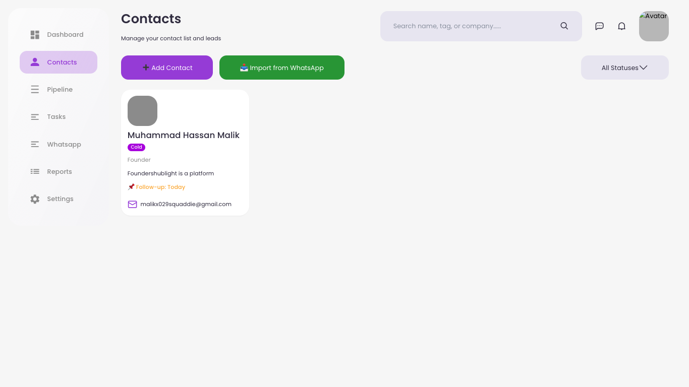 Média Fondatrice - Pipeline.WhatsApp.Contacts.Offres.Pas de peluches, juste un flux. 2