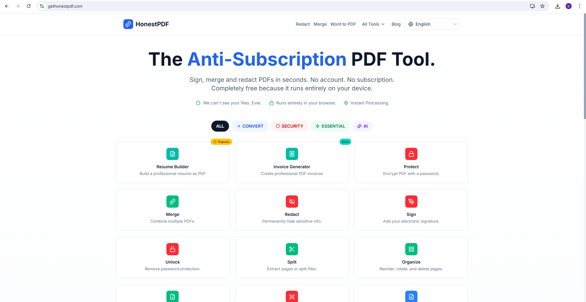 HonestPDF gallery image