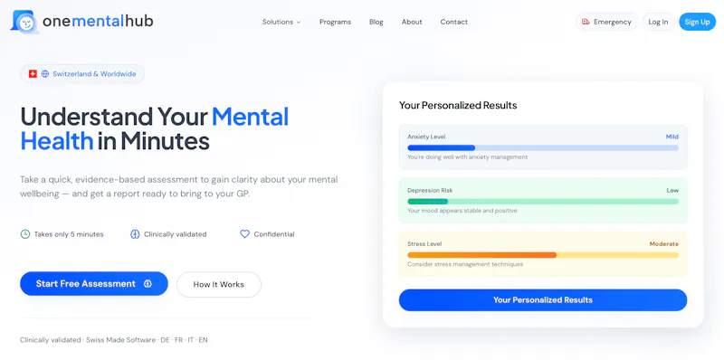 One Mental Hub screenshot 1