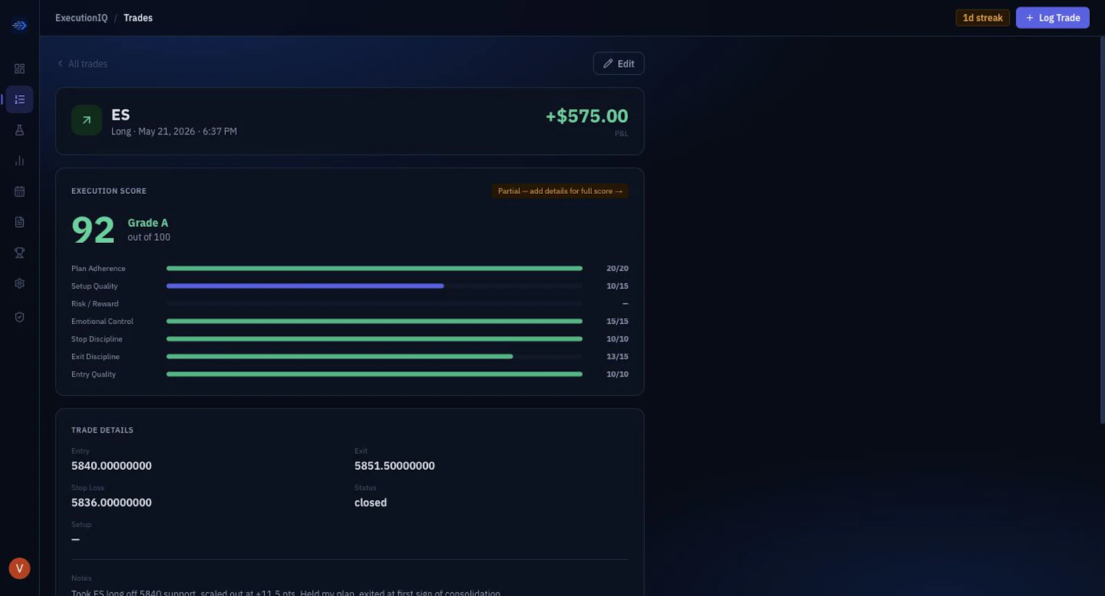 ExecutionIQ screenshot 1