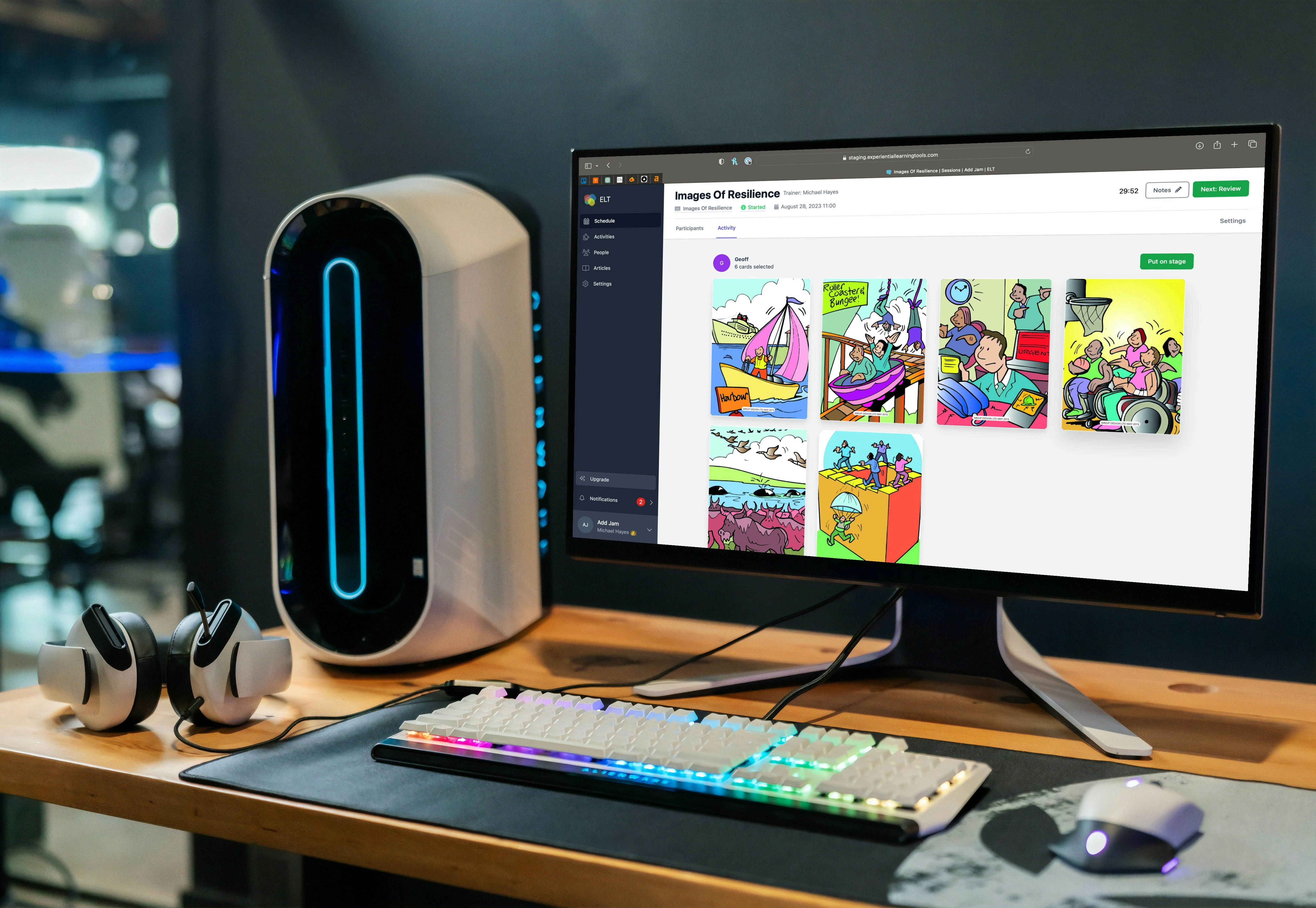 体験学習ツール - L&Dチームがリモートトレーニングセッションを配信するのを支援しますメディア3
