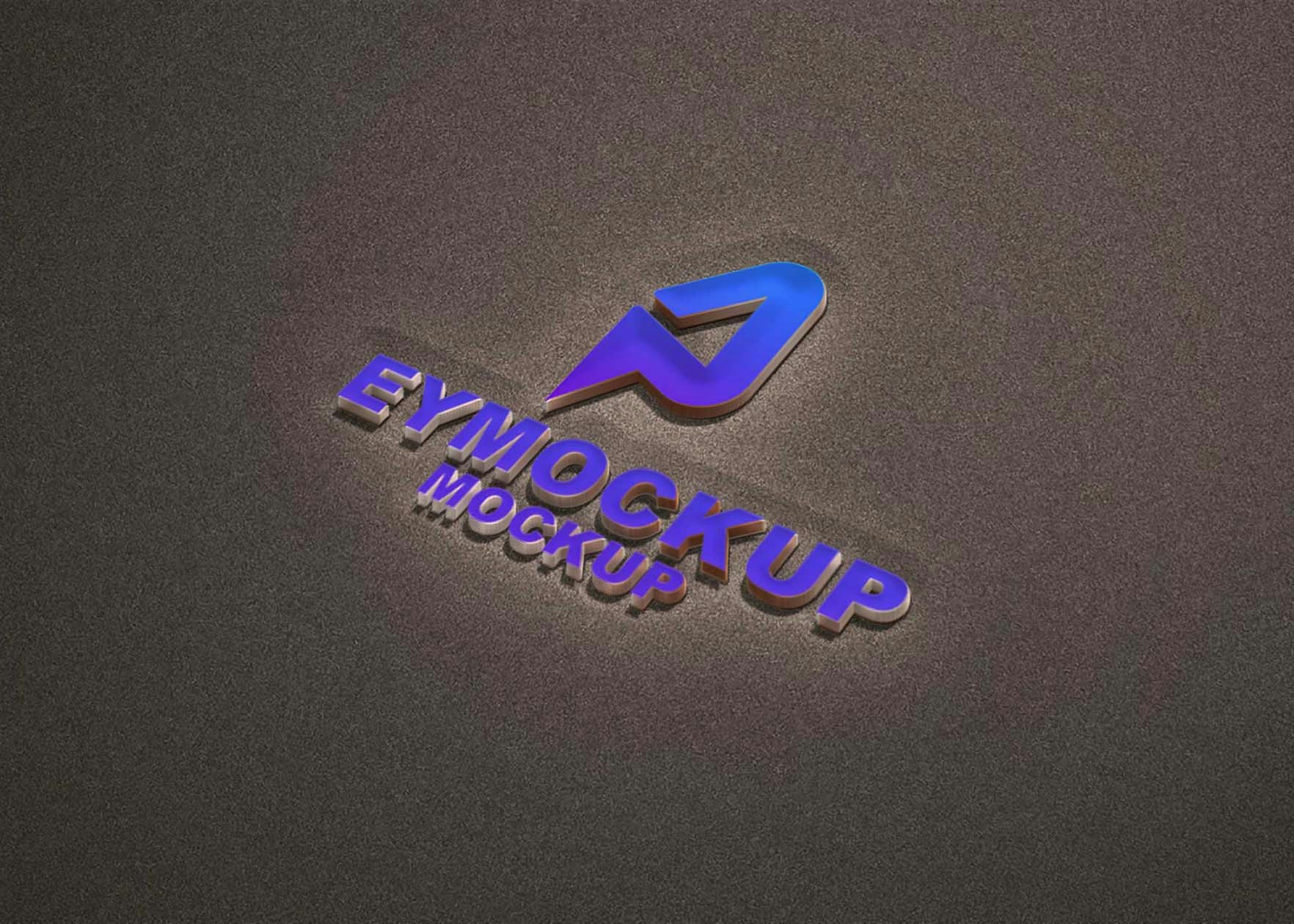 Free 3D Logo Mockup Collection gallery image