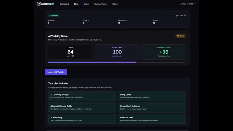 AigeoRadar screenshot 1 (video preview)