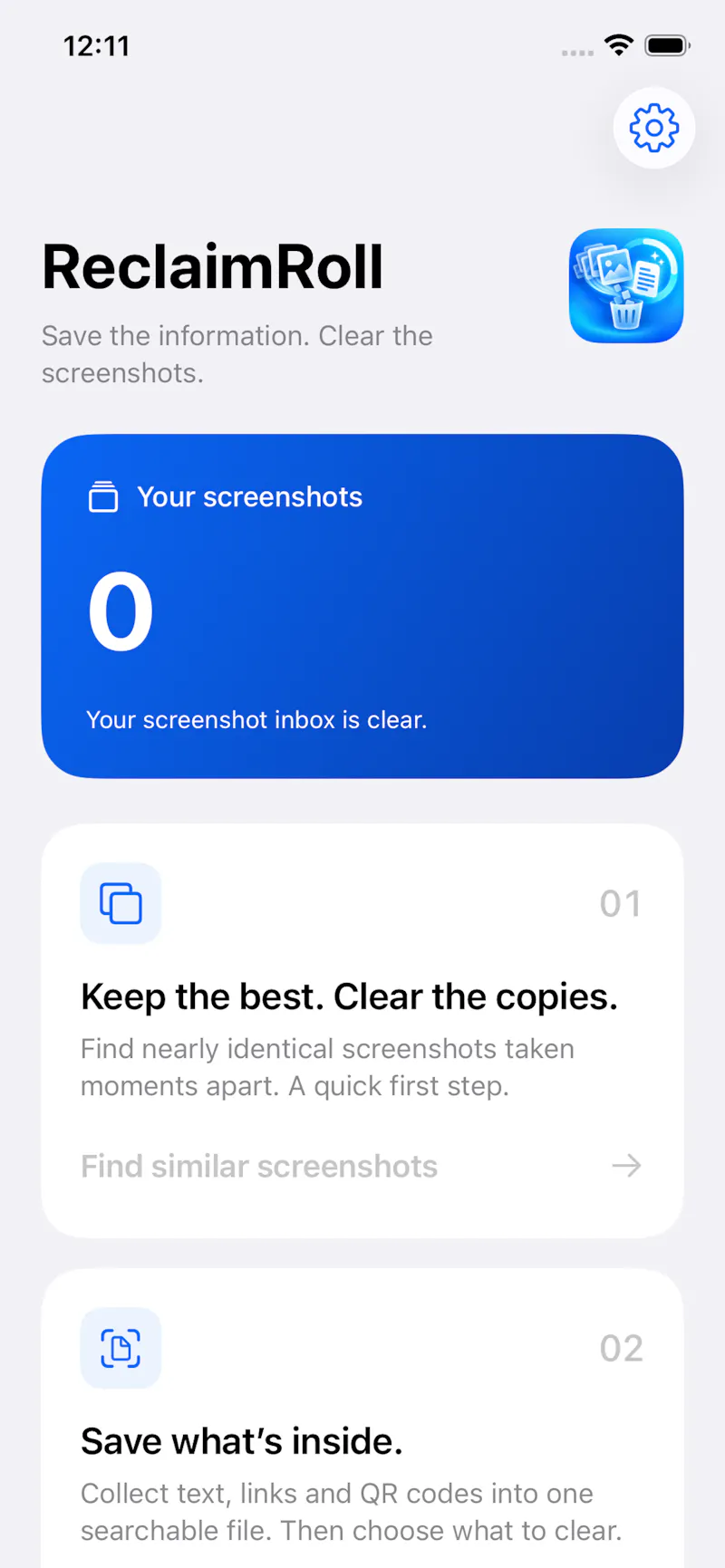 ReclaimRoll screenshot 1
