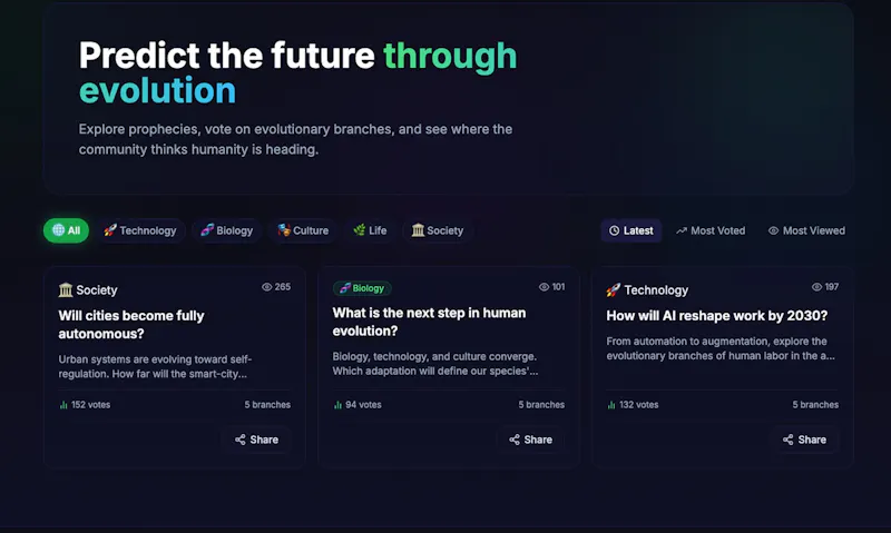 Evolutionary Prophecy screenshot 1