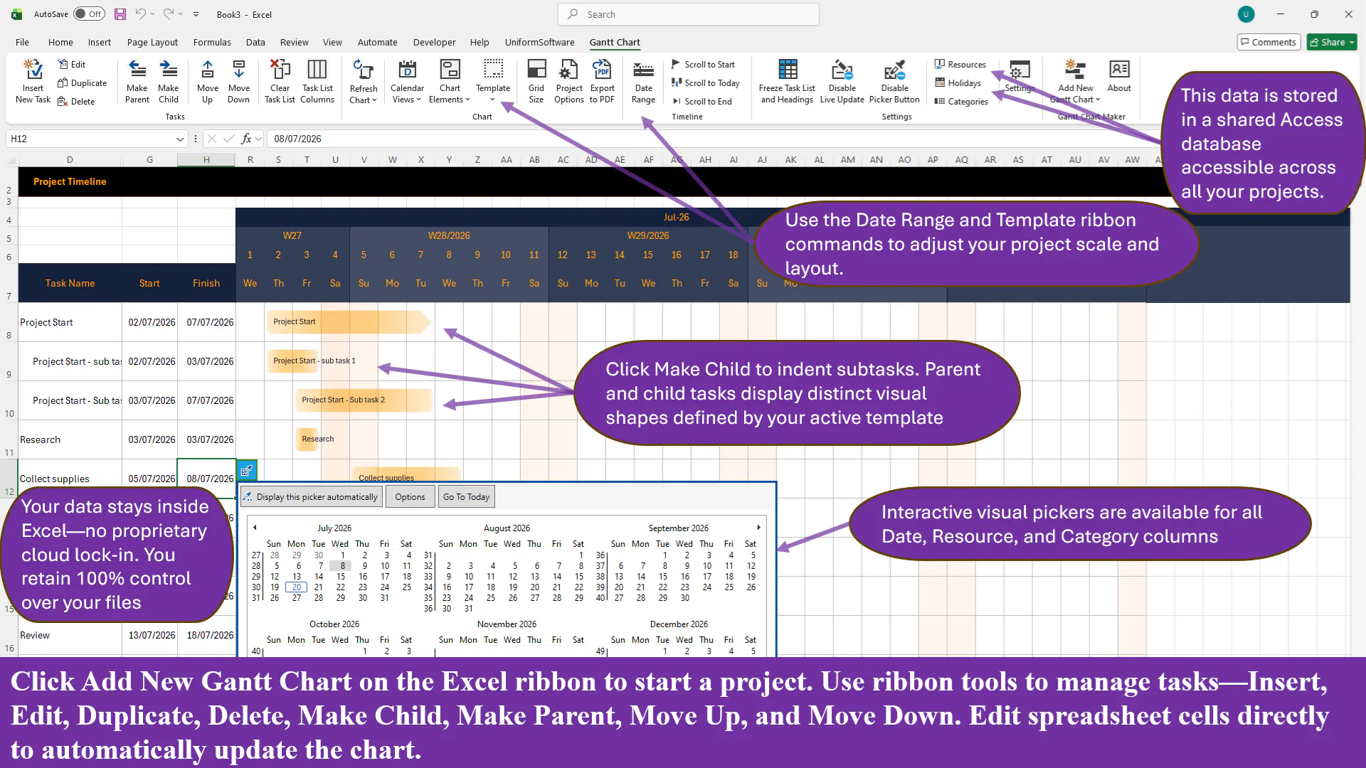 Timeline & Project Planner gallery image