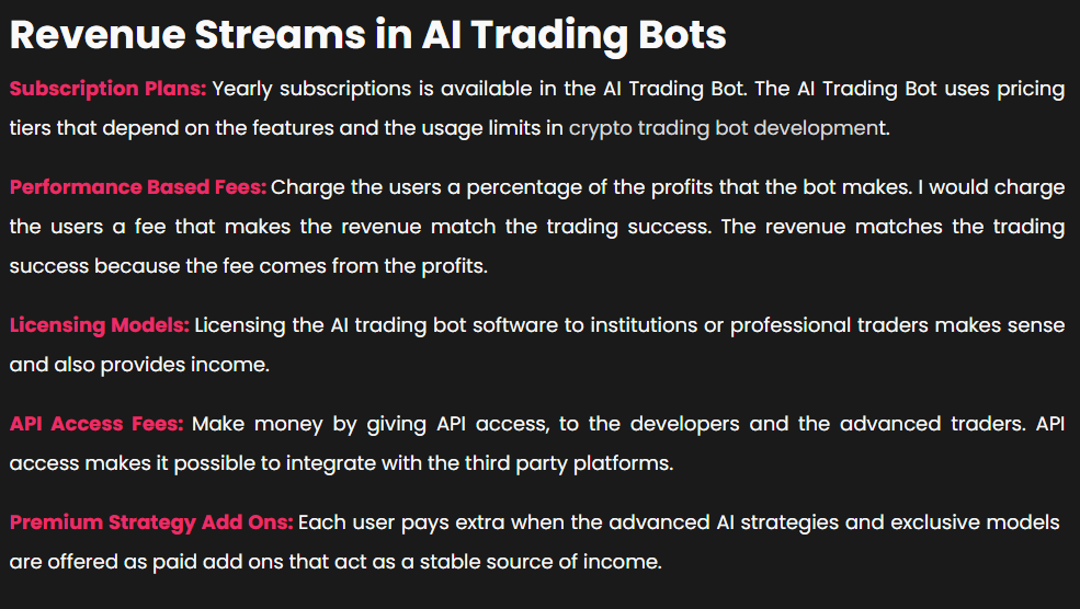 AI Trading Bot Development gallery image