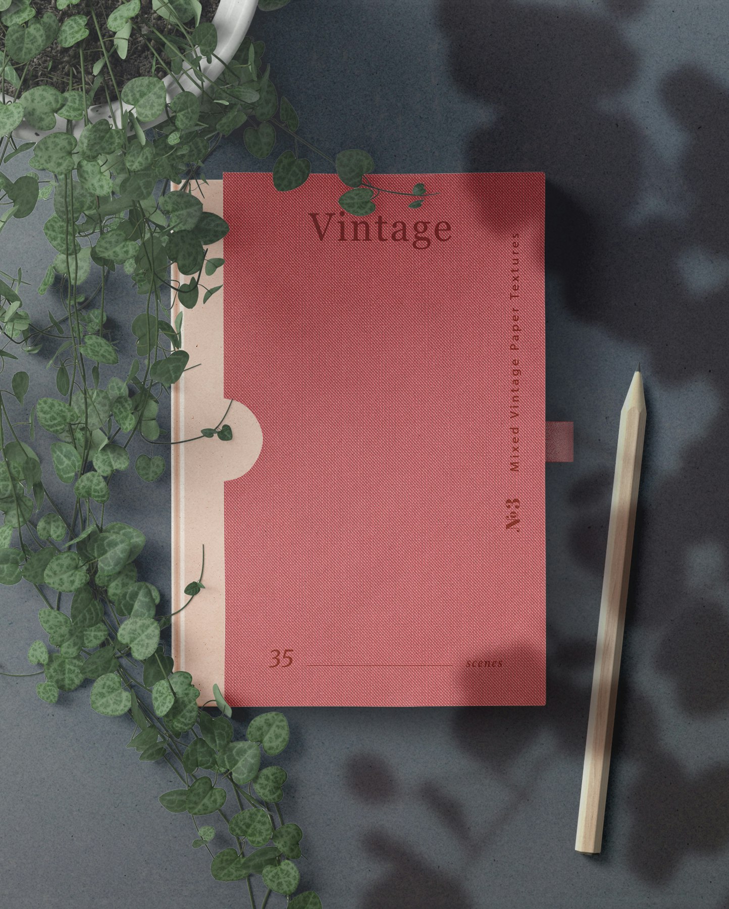 40 textures de papier vintage mixtes media 4