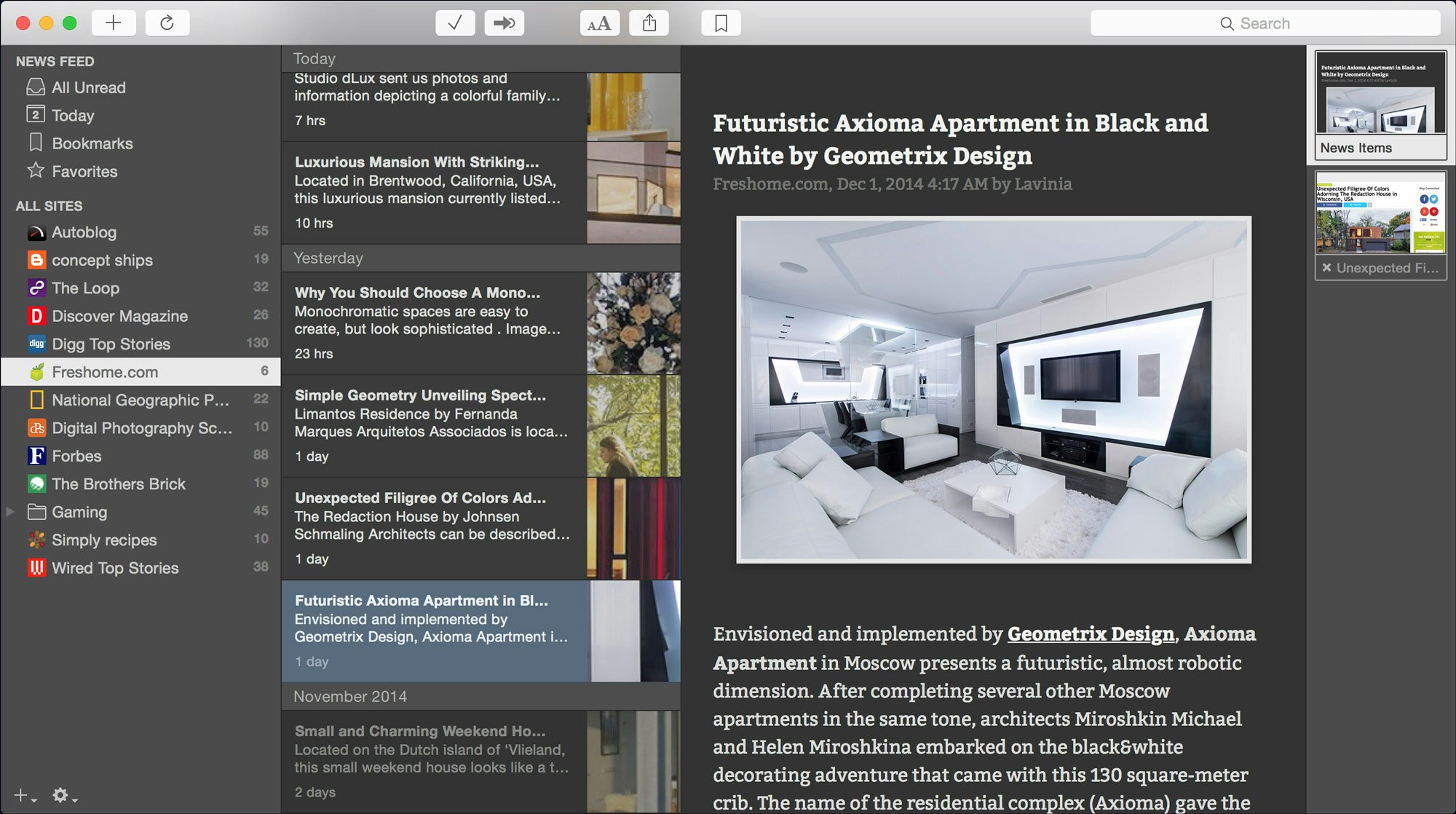 NetNewsWire4 gallery image