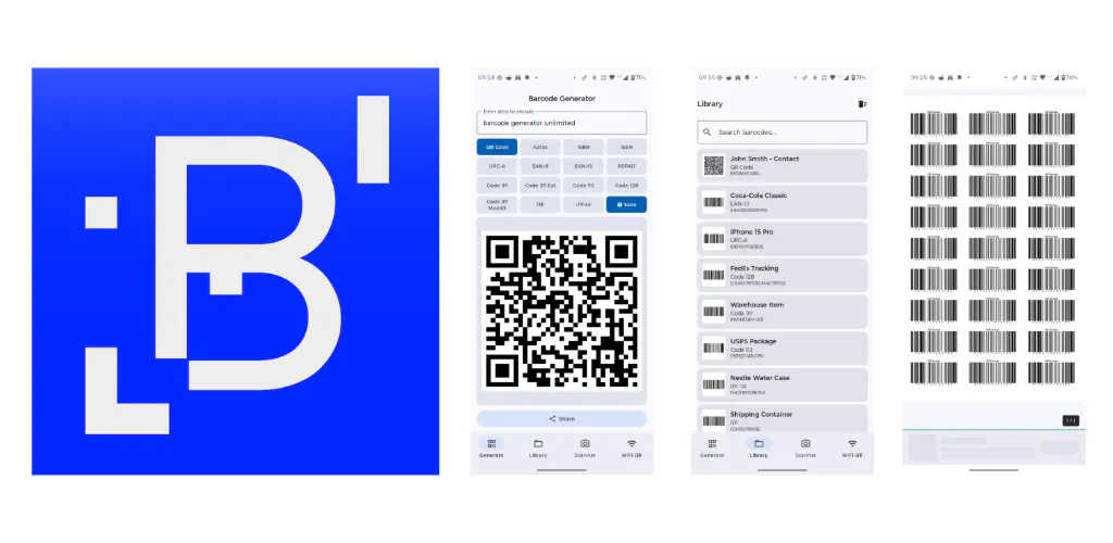 Barcodes Generator gallery image