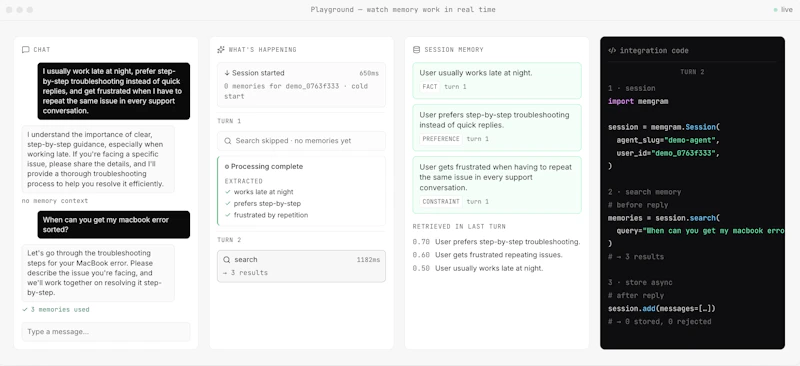 memgram screenshot 5