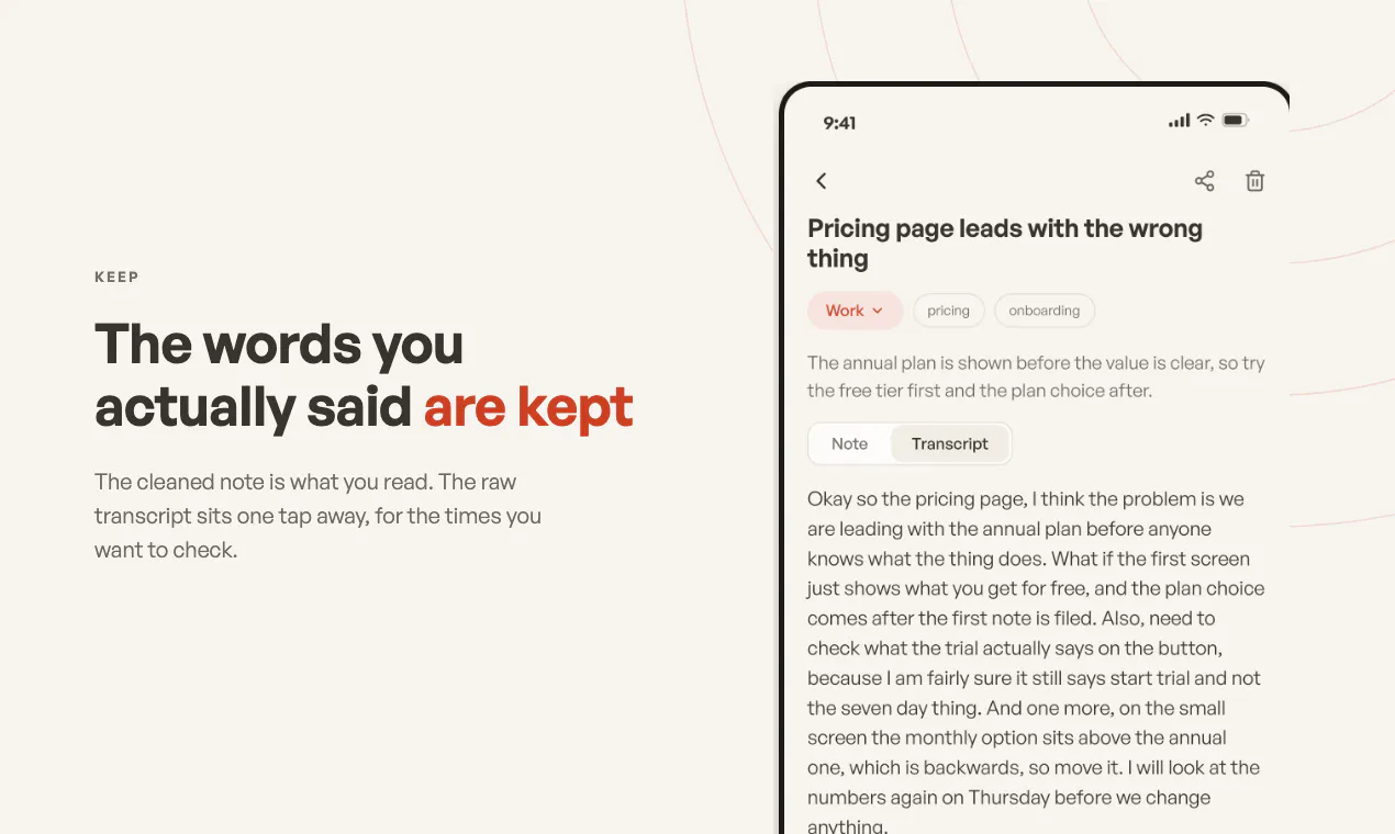 Echo - AI Voice Notes & Ideas screenshot 3