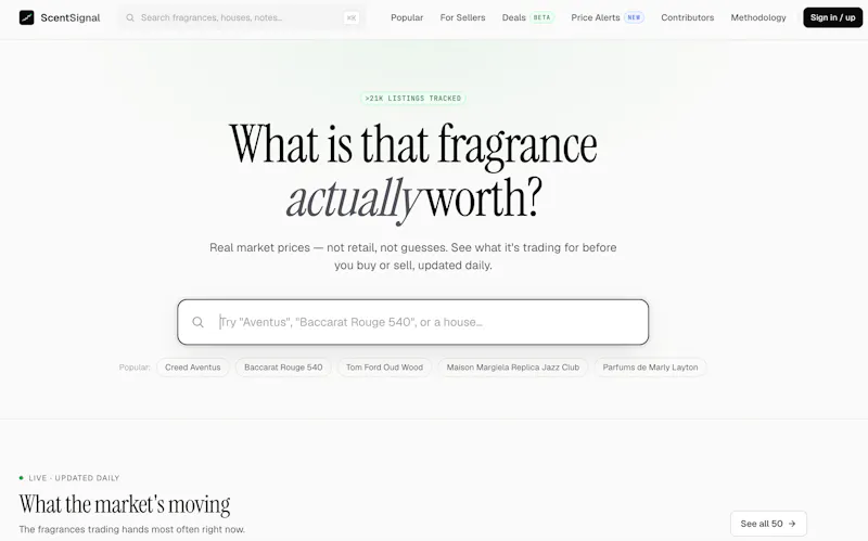 ScentSignal screenshot 1