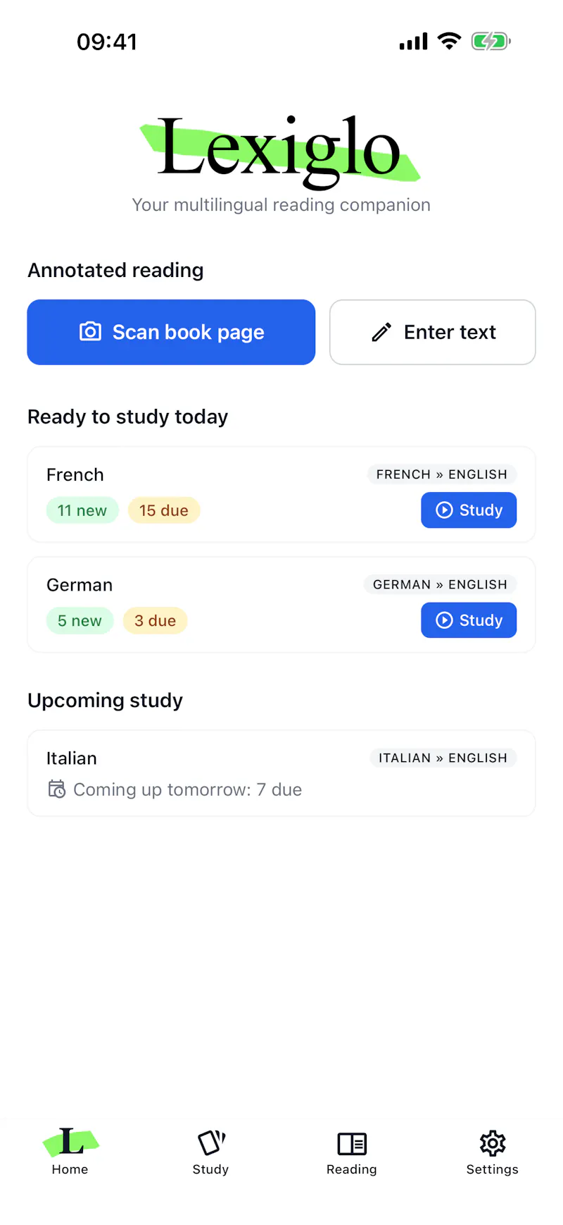Lexiglo screenshot 1