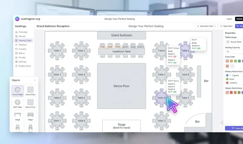 Free Seating Plan Maker screenshot 3