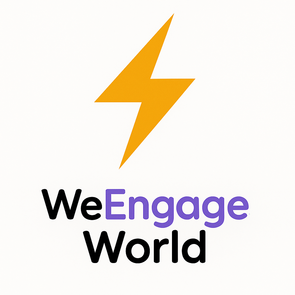 WeEngage.World logo