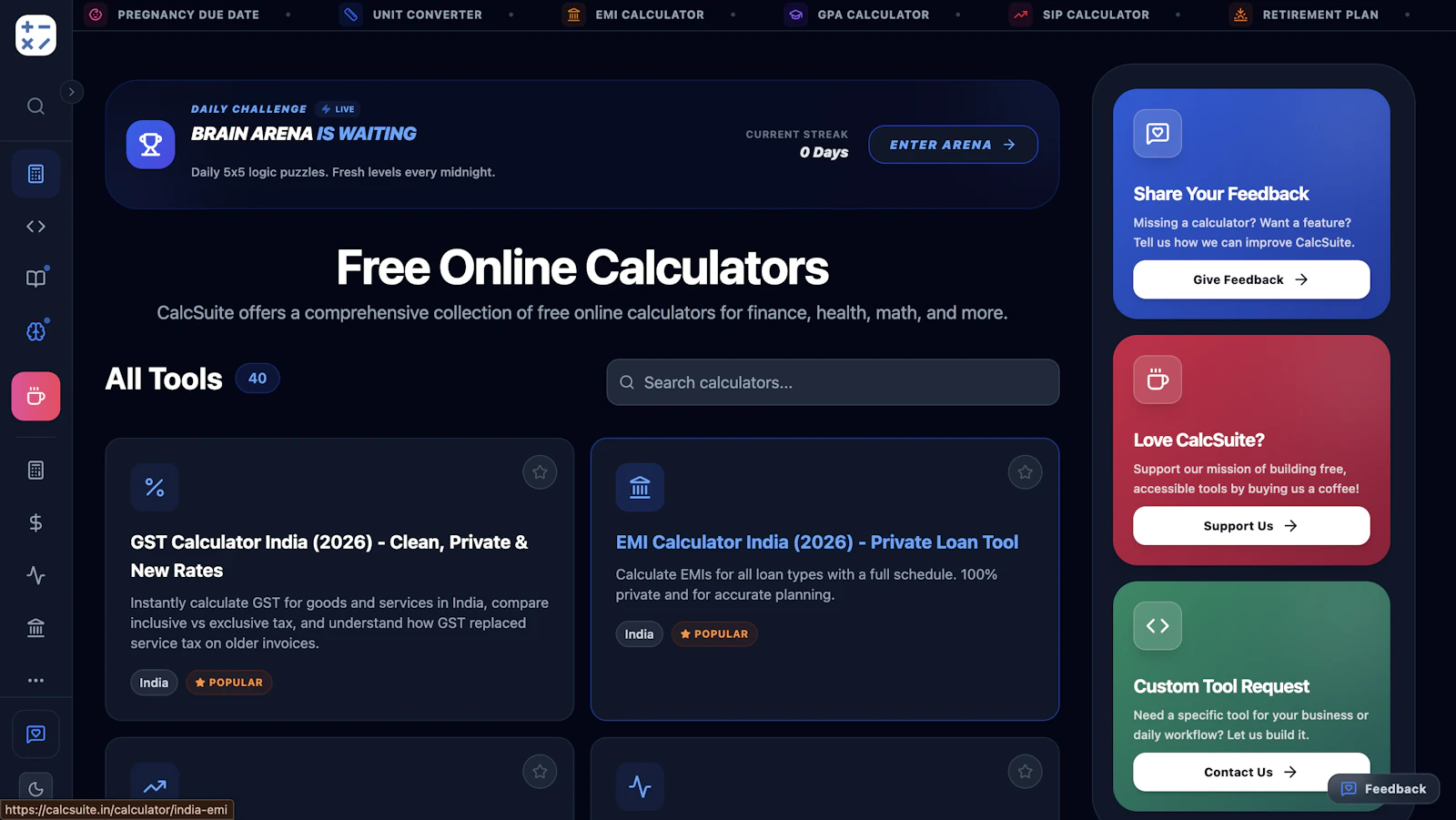 CalcSuite screenshot 2