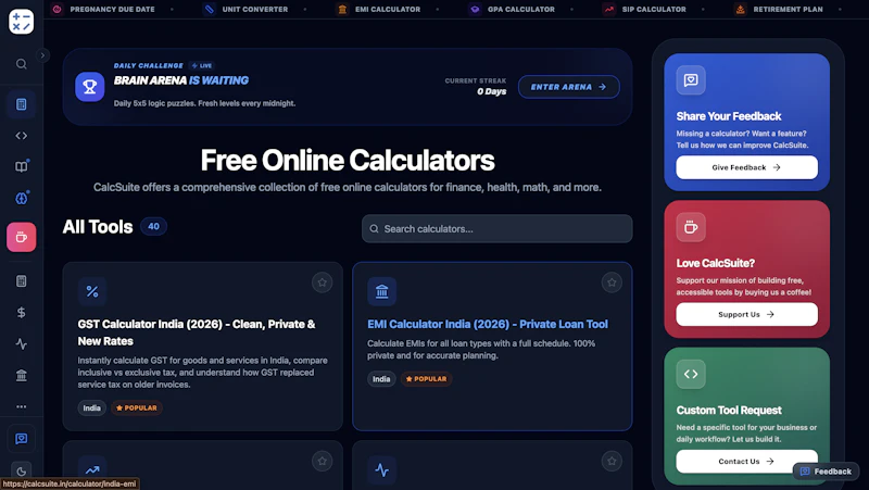 CalcSuite screenshot 2