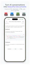 Chat Export - AI to Docs gallery image