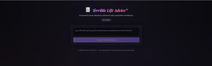 Terrible Life Advice gallery image