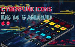 Cyberpunk Icons for iOS 14 & Android media 2