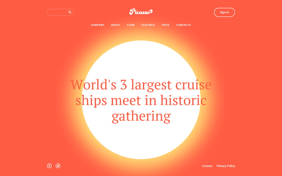 PIcasso Landing UI Kit gallery image