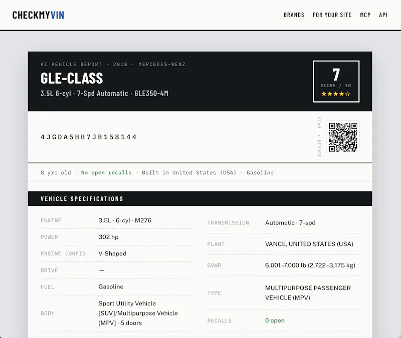 CheckMyVIN screenshot 3