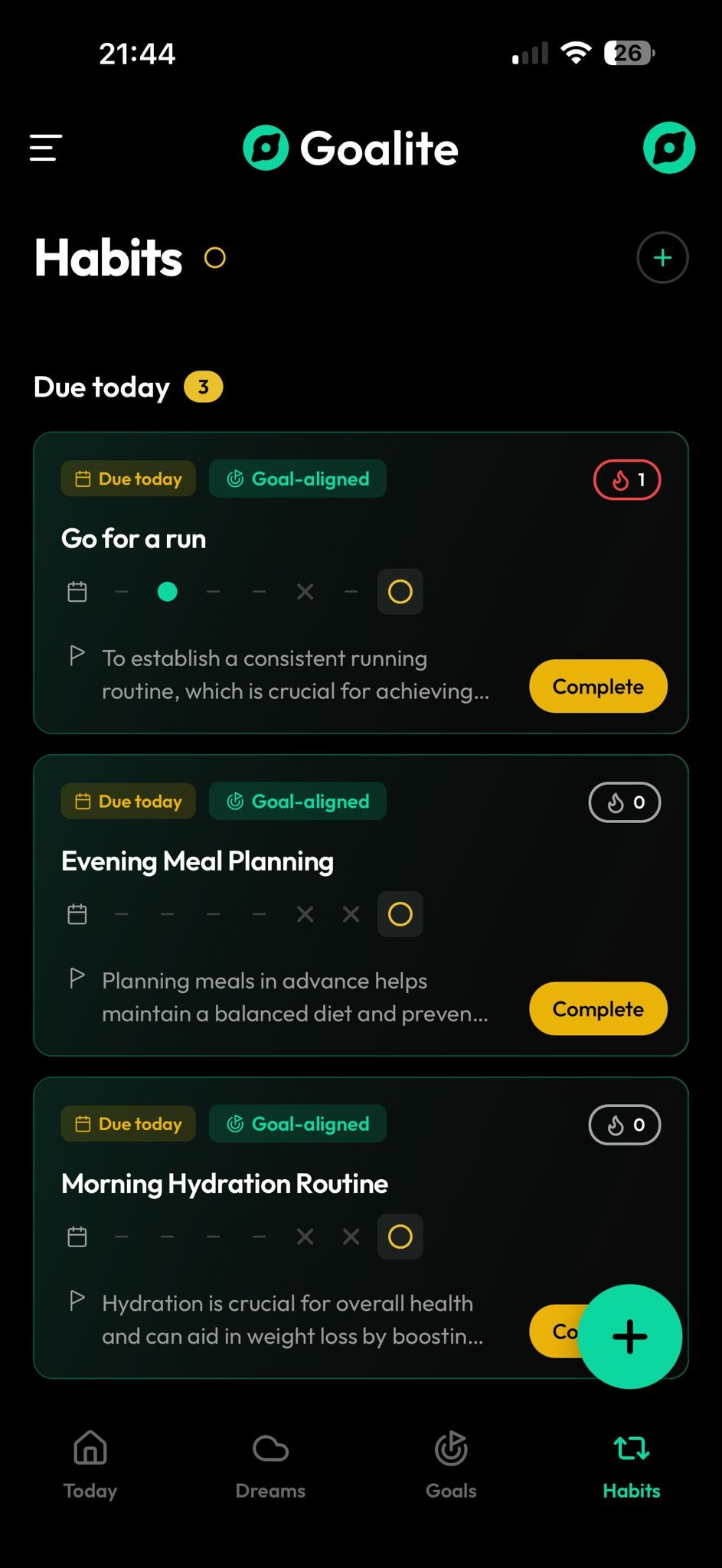 Goalite: Turn "one day" into Day One gallery image