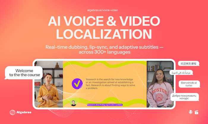 Video Localization by Algebras产品图