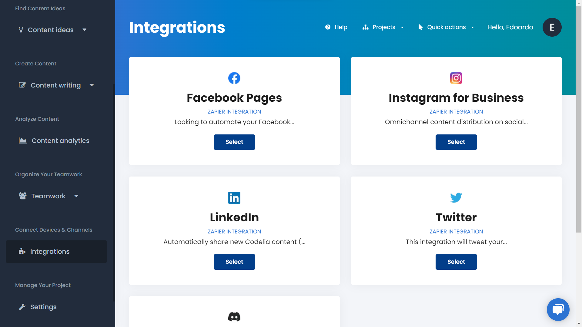 Plataforma de contenido de Codelia media 8