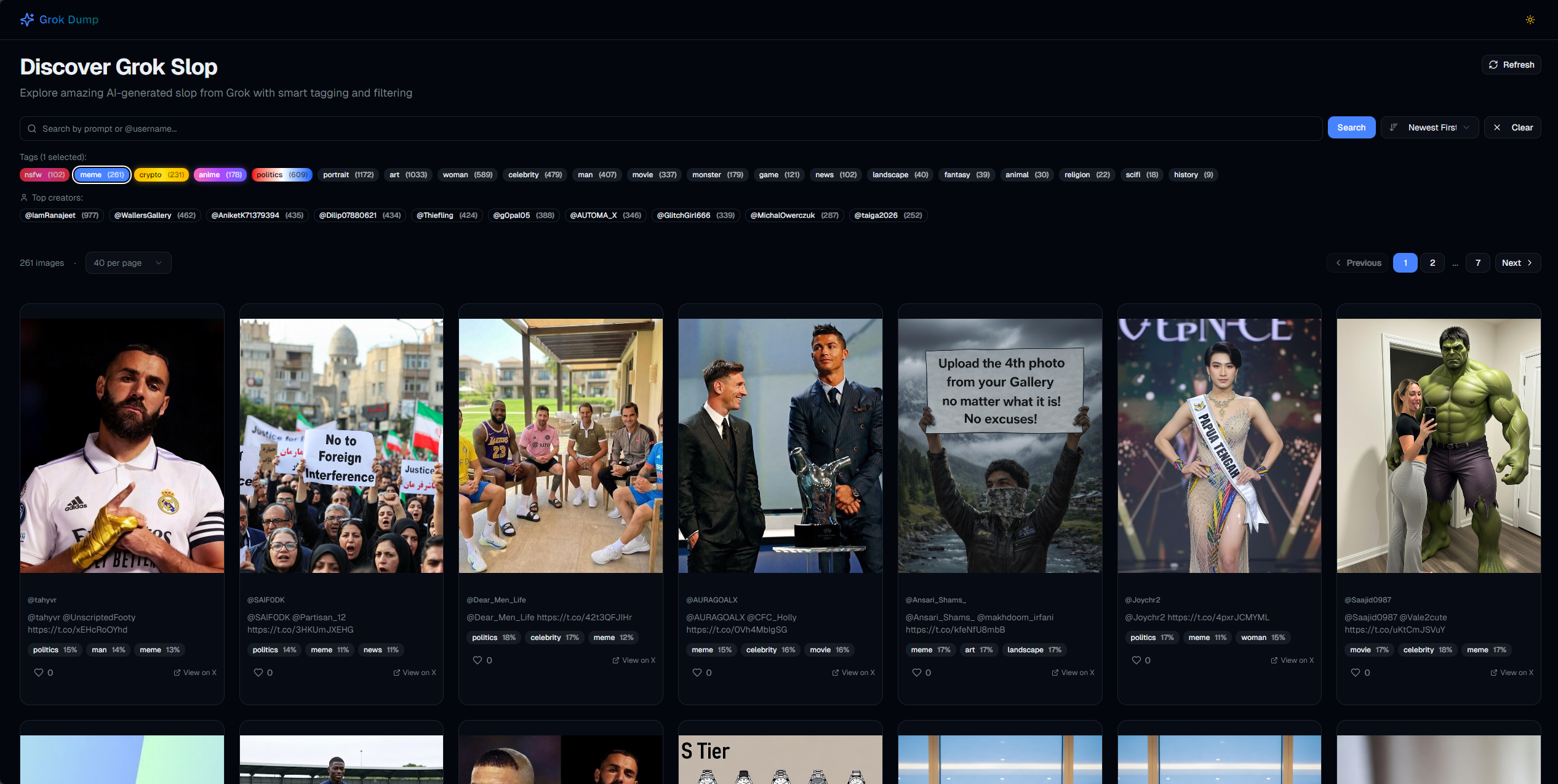 Grok Dump gallery image