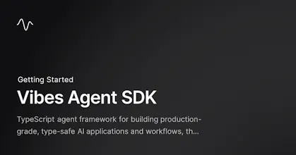 Vibes Agent SDK gallery image