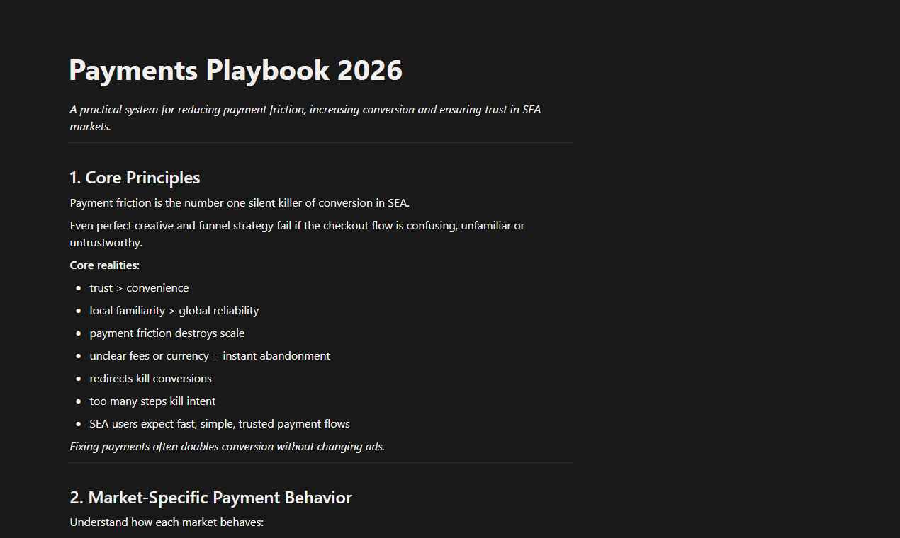 SEA GTM Frameworks 2026 - Screenshot 3 showing product features and functionality