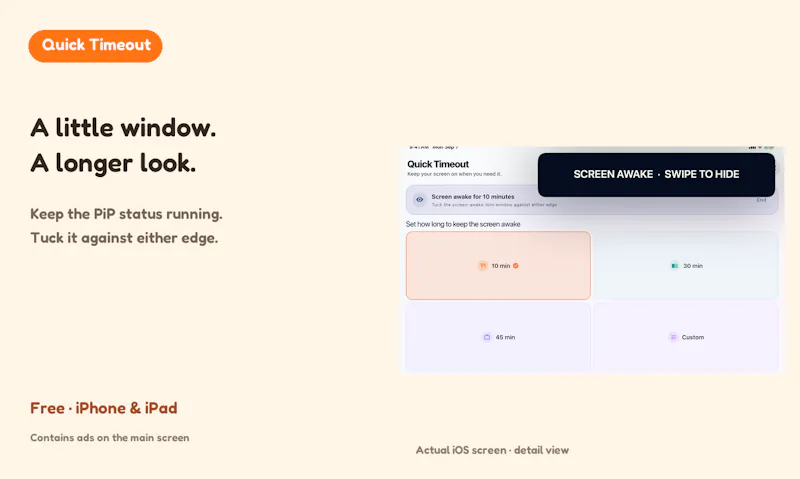 Quick Timeout screenshot 3