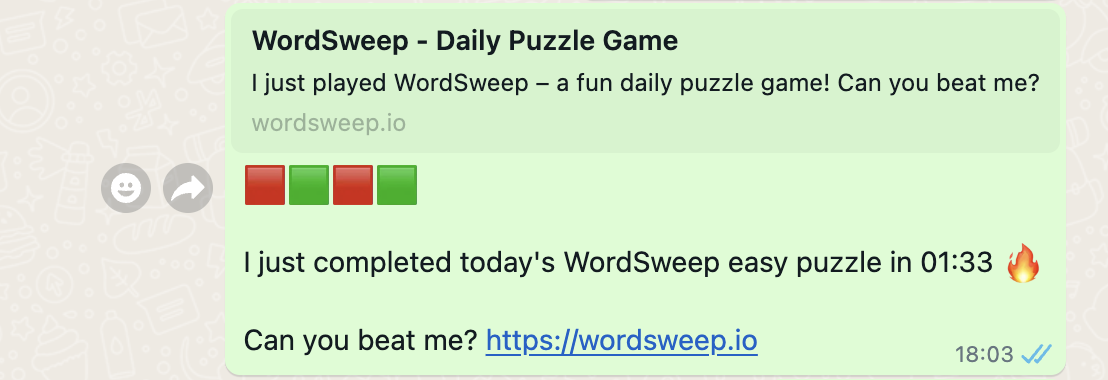 WordSweep gallery image
