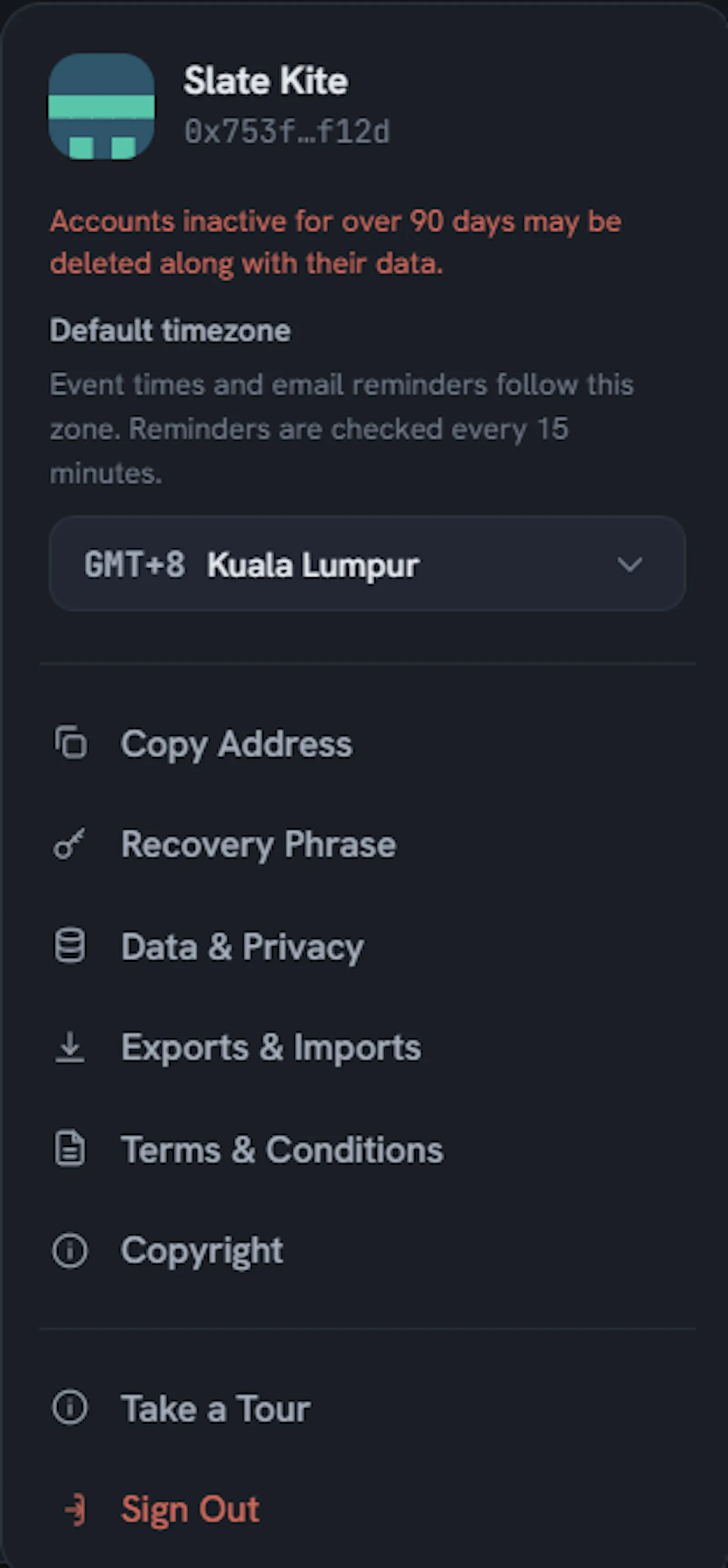 Sched Ledger screenshot 2