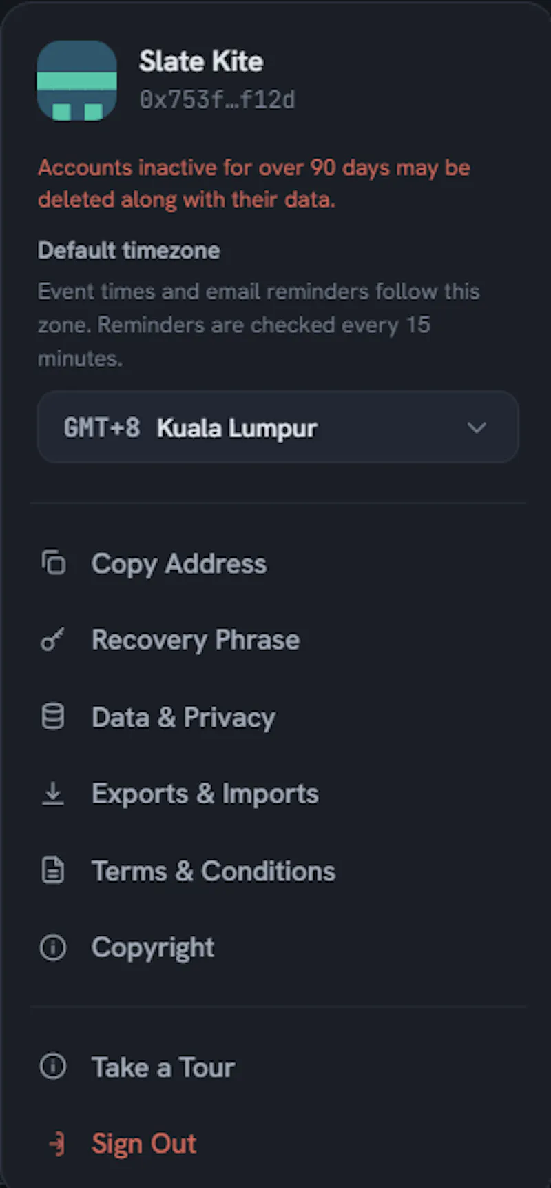 Sched Ledger screenshot 2