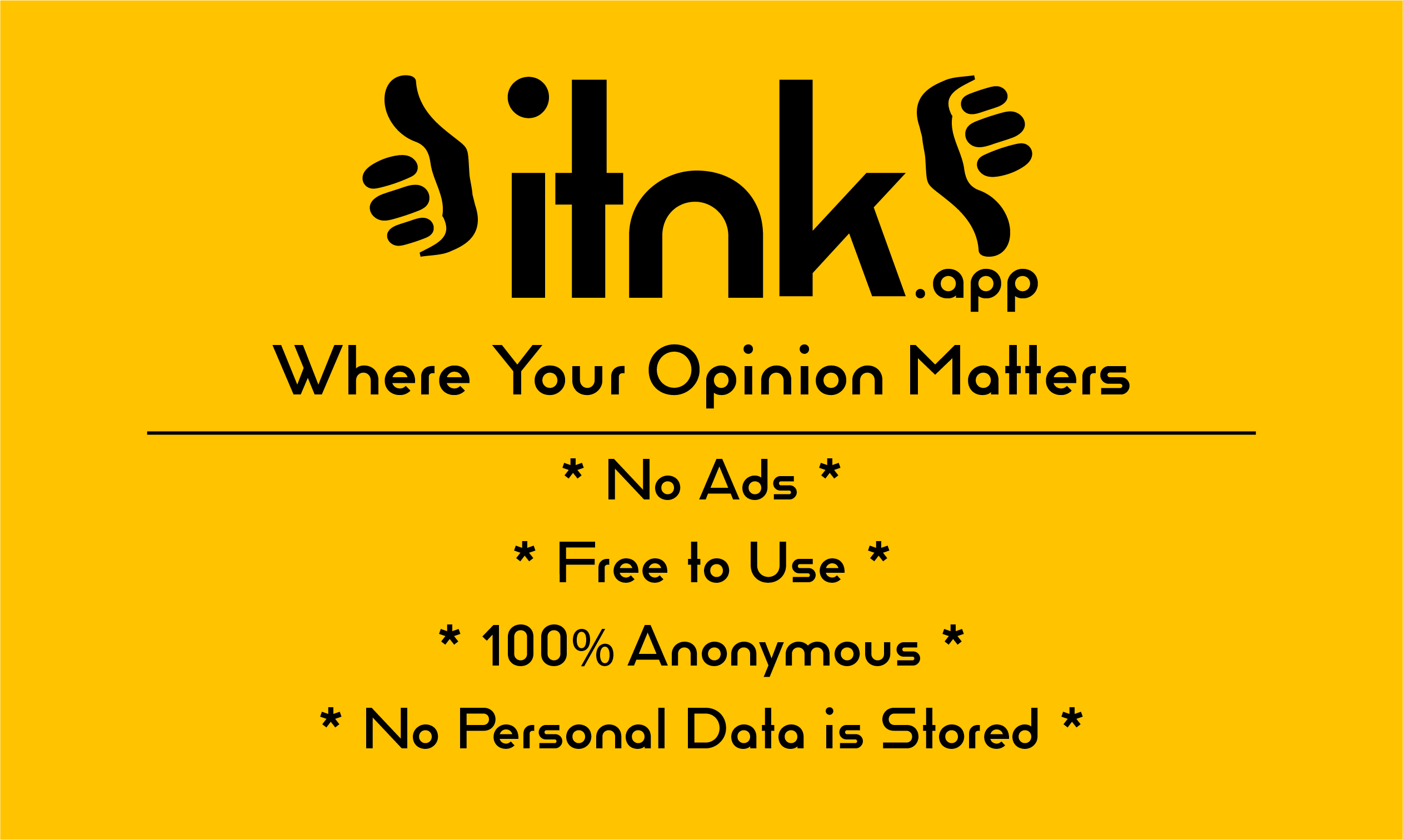 itnk-app - Fully secure opinion sharing platform