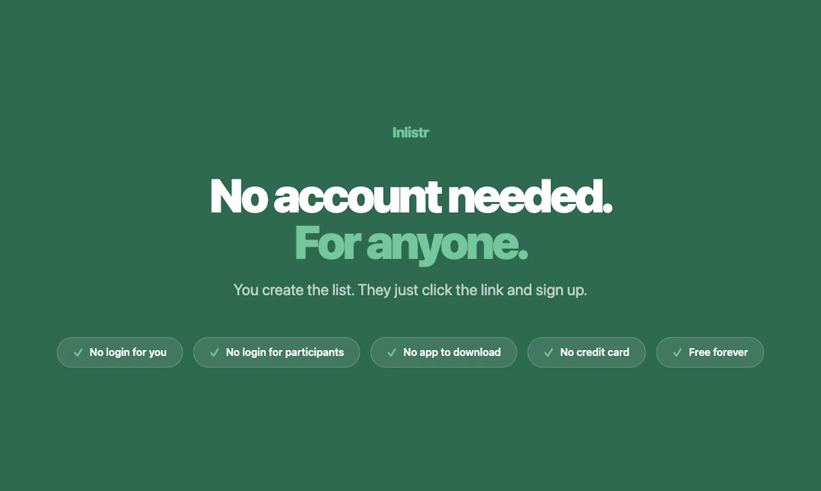 Inlistr screenshot 2