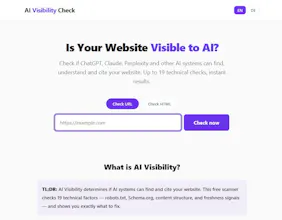 AI Visibility Check gallery image