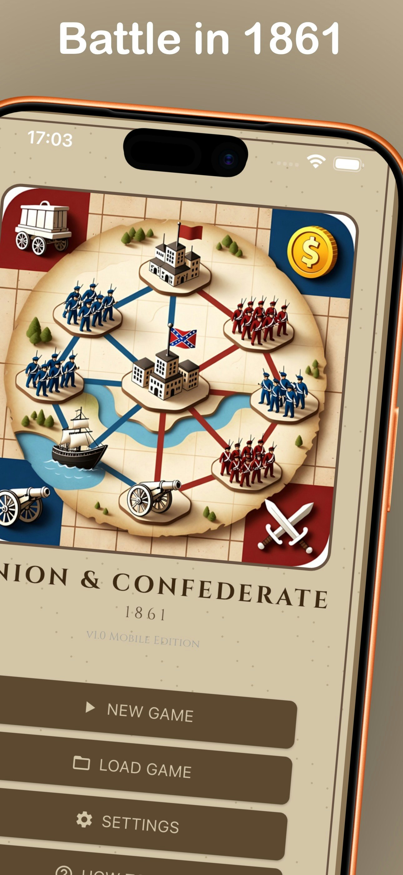 Union & Confederate: 1861  - Main product screenshot demonstrating key features and user interface