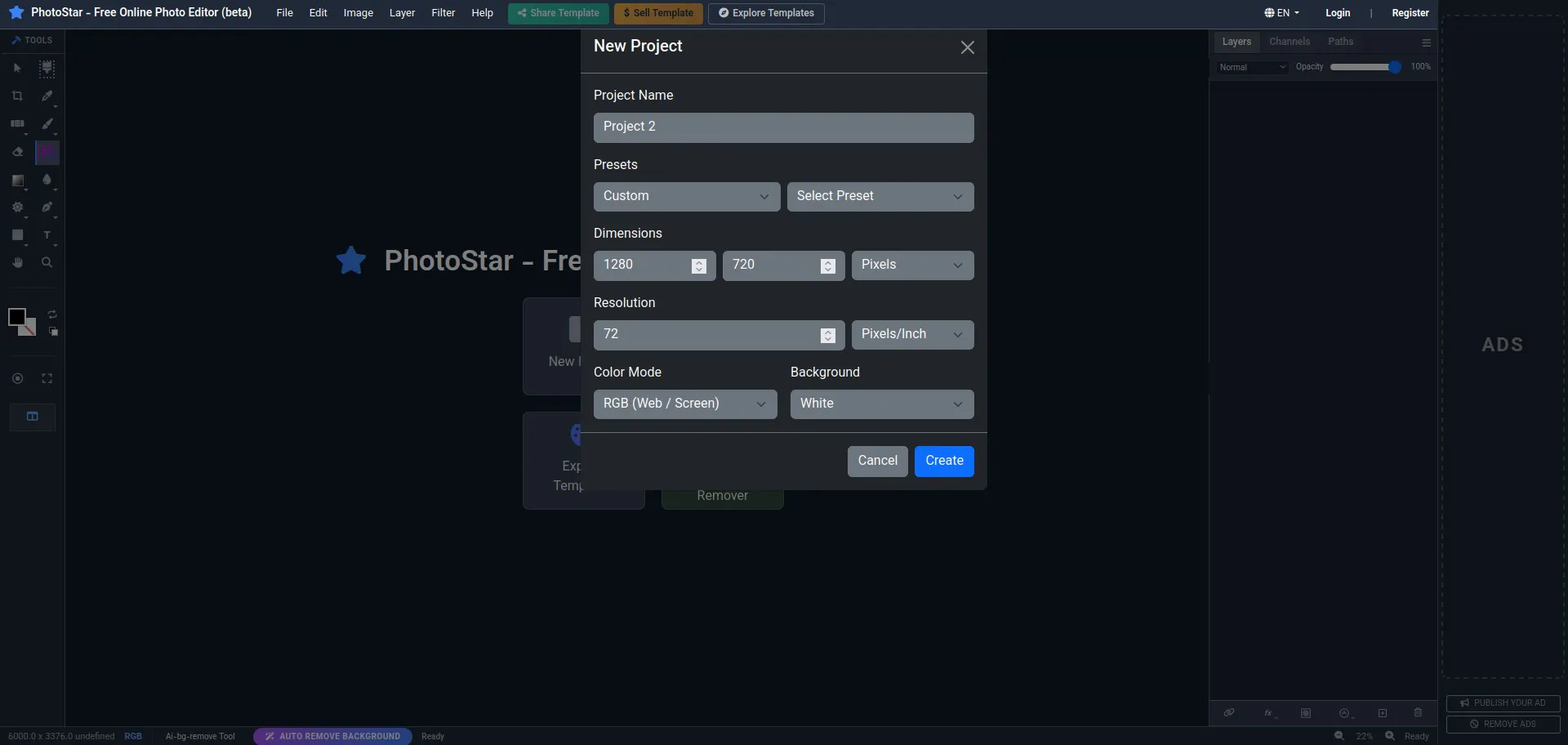 PhotoStar - Free Online Photo Editor gallery image