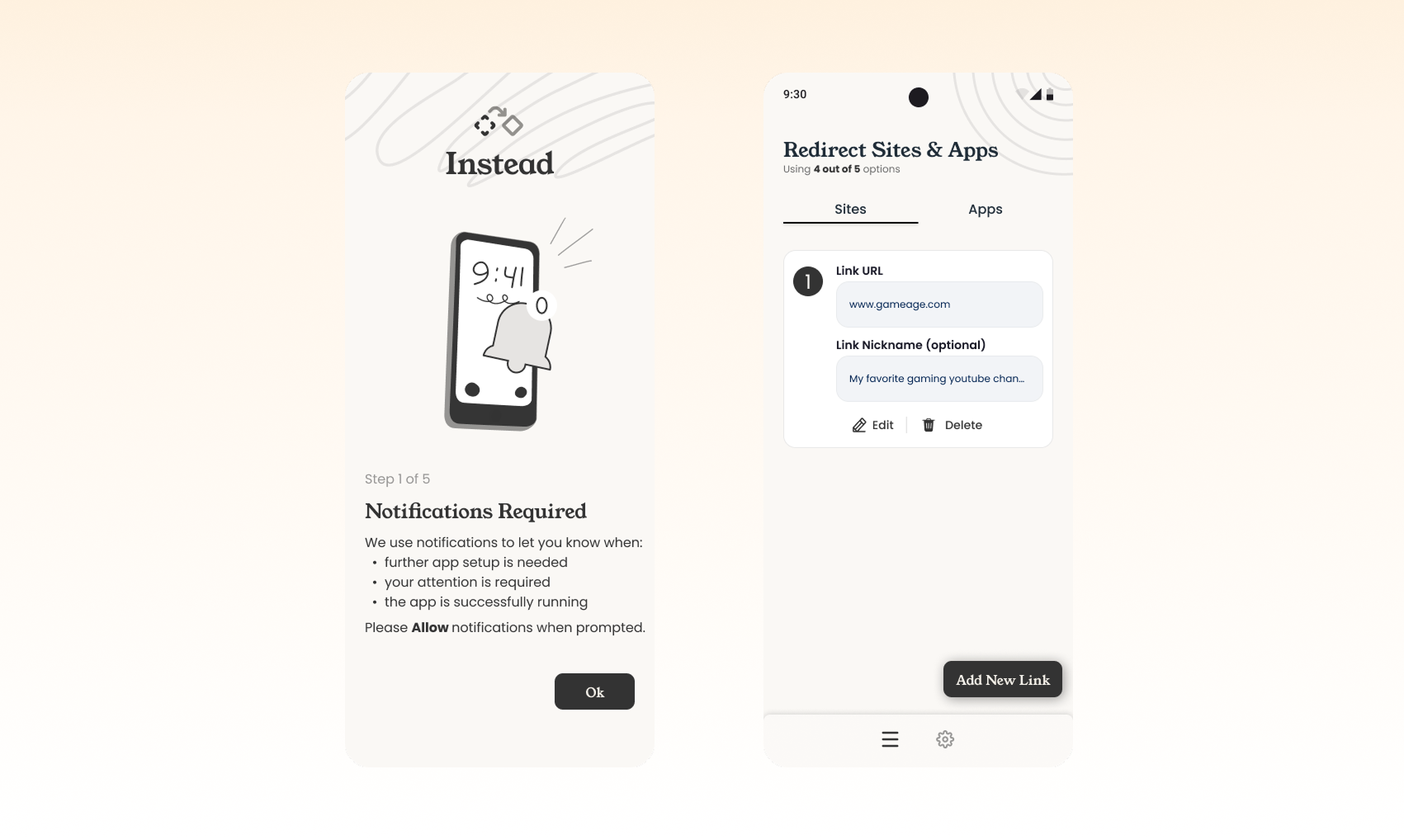 Instead App: Redirect Your Attention - Redirect distractions into mindful choices that matter media 3